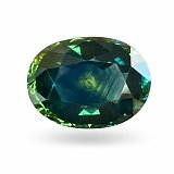 4.12 ct Oval Green Natural Sapphire