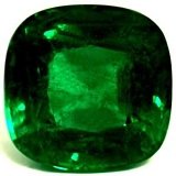 4.84 ct Cushion Green Natural Emerald