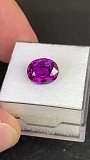 4.03 ct Oval Purple Natural Sapphire