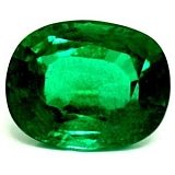 3.83 ct Cushion Green Natural Emerald