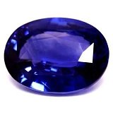 3.36 ct Oval Blue Natural Sapphire