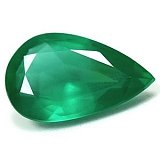 1.84 ct Pear Green Natural Emerald