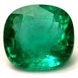 1.89 ct Cushion Green Natural Emerald