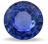 5.02 ct Round Blue Natural Sapphire