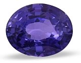 3.58 ct Oval Purple Natural Sapphire