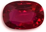2.22 ct Cushion Red Natural Ruby