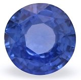 2.06 ct Round Blue Natural Sapphire