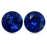 6.09 ct Round Blue Natural Sapphire