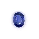1.07 ct Oval Blue Natural Sapphire