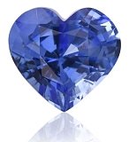 4.04 ct Heart Blue Natural Sapphire