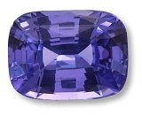 3.10 ct Cushion Purple Natural Sapphire