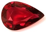 2.05 ct Pear Red Natural Ruby