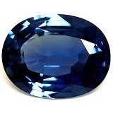 2.06 ct Oval Blue Natural Sapphire