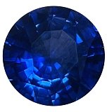 3.11 ct Round Blue Natural Sapphire