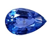 3.77 ct Pear Blue Natural Sapphire