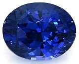 2.13 ct Oval Blue Natural Sapphire