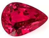 2.06 ct Pear Red Natural Ruby