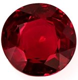 2.33 ct Round Red Natural Ruby