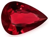 1.72 ct Pear Red Natural Ruby