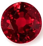 1.21 ct Round Red Natural Ruby