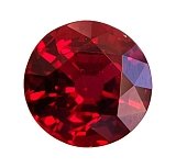 1.64 ct Round Red Natural Ruby