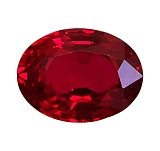 1.67 ct Oval Red Natural Ruby