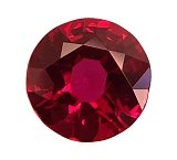 1.22 ct Round Red Natural Ruby