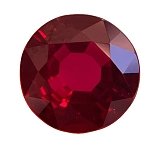 1.56 ct Round Red Natural Ruby