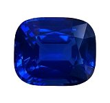 12.77 ct Cushion Blue Natural Sapphire