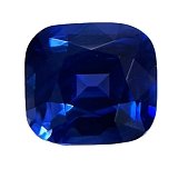 3.24 ct Cushion Blue Natural Sapphire