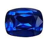 3.24 ct Cushion Blue Natural Sapphire