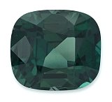 3.58 ct Cushion Green Natural Sapphire