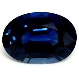 0.90 ct Oval Blue Natural Sapphire