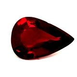 1.08 ct Pear Red Natural Ruby
