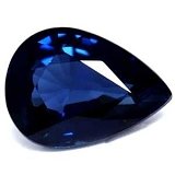 0.95 ct Pear Blue Natural Sapphire