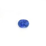 3.07 ct Oval Blue Natural Sapphire