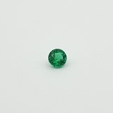 0.56 ct Round Green Natural Emerald