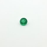 1.01 ct Round Green Natural Emerald