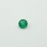 0.32 ct Round Green Natural Emerald