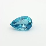 7.00 ct Pear Blue Natural Aquamarine
