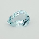 8.70 ct Pear Blue Natural Aquamarine