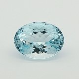 17.87 ct Oval Blue Natural Aquamarine