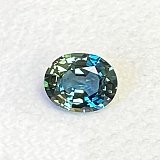 1.52 ct Oval Green Natural Sapphire
