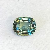 1.43 ct Cushion Green Natural Sapphire