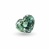 1.43 ct Heart Green Natural Sapphire