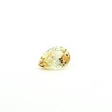 0.75 ct Pear Yellow Natural Sapphire