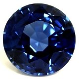 1.38 ct Round Blue Natural Sapphire