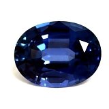 1.60 ct Oval Blue Natural Sapphire