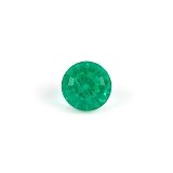 1.04 ct Round Green Natural Emerald