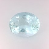 9.63 ct Oval Blue Natural Aquamarine